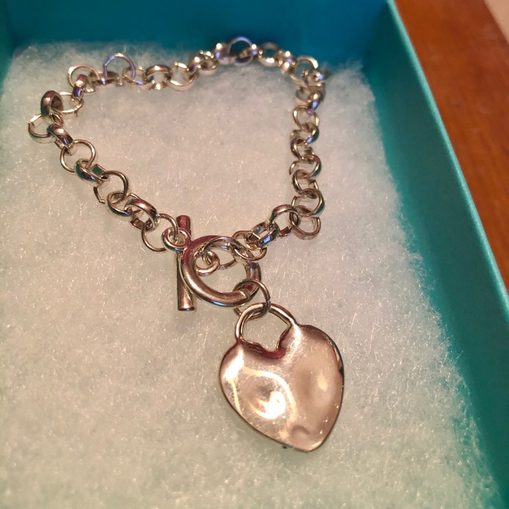 Silver Heart Charm Bracelet